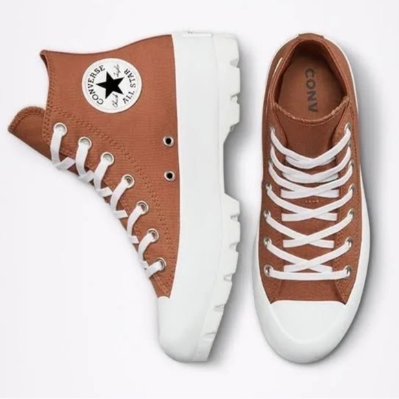 Converse Shoes - Converse - Womens 8 - Chuck Taylor Lugged High Top Platform Mineral Clay Canvas